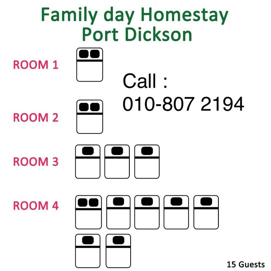 Familyday Homestay Port Dickson Bbq 3Min To Beach Bagian luar foto